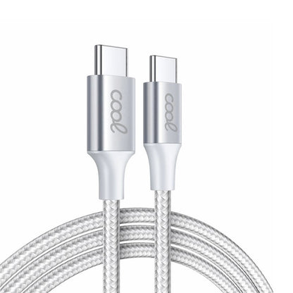 Cabo USB universal tipo C para tipo C de nylon COOL (1,2 metros)