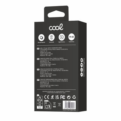 Cable USB MagCharge (Tipo-C) COOL para Apple Watch Universal Blanco