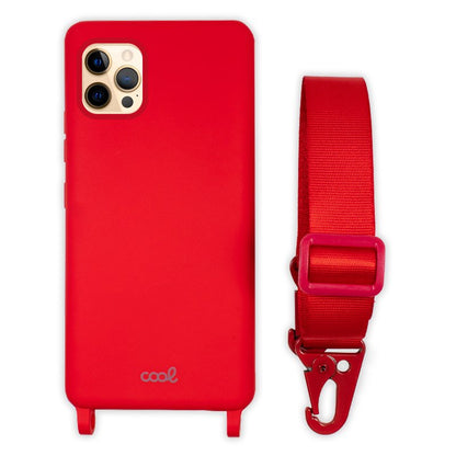 Capa gira para iPhone 12 Pro Max com fita vermelha