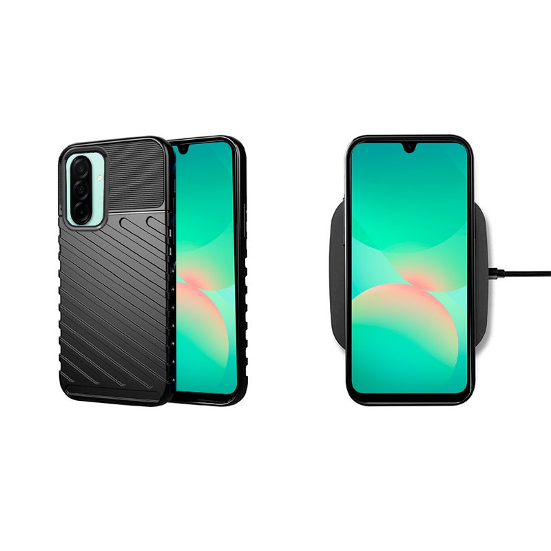 Carcasa COOL para Samsung A266 Galaxy A26 5G Thunder Negro