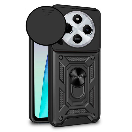 Carcasa COOL para Xiaomi Redmi 14C / Poco C75 Hard Ring Negro