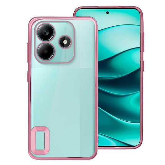 Carcasa COOL para Xiaomi Redmi Note 14 5G Borde Metalizado (Rosa)