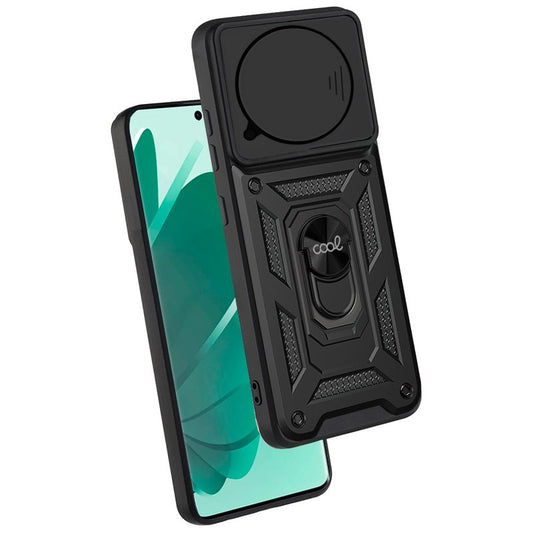 Carcasa COOL para Xiaomi Redmi Note 14 Pro 5G / Note 14 Pro Plus 5G / Poco X7 Hard Ring Negro