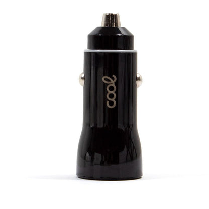 Carregador universal para automóvel tipo C entrada (PD) COOL (18 W) preto