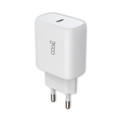 Carregador universal rápido adaptável (PD) tipo C COOL (25 W) branco
