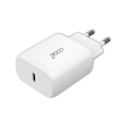 Carregador universal rápido adaptável (PD) tipo C COOL (25 W) branco