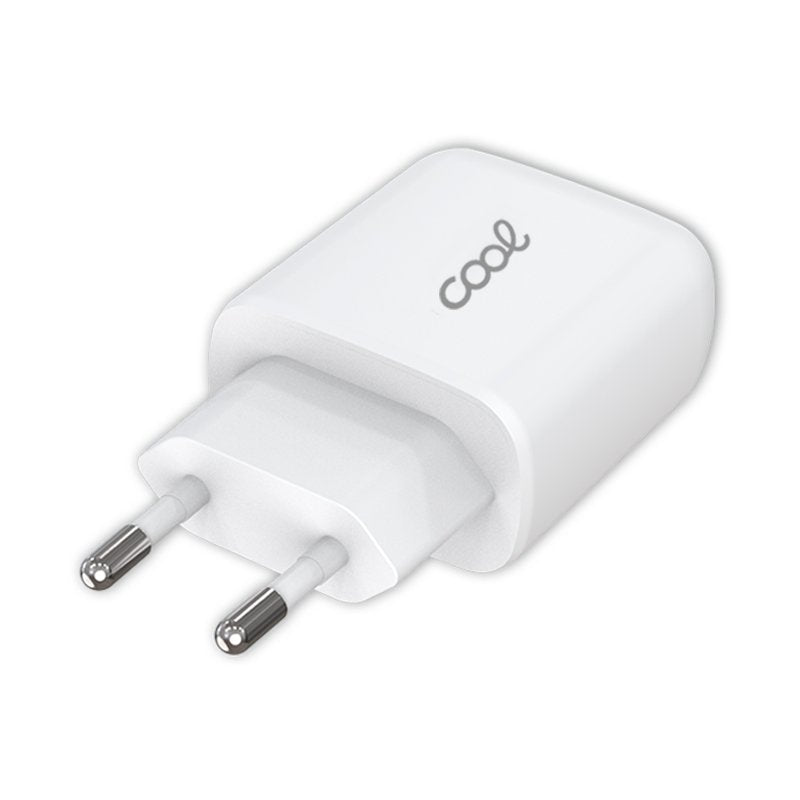 Carregador universal rápido adaptável (PD) tipo C COOL (25 W) branco