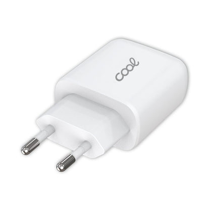 Carregador universal rápido adaptável (PD) tipo C COOL (25 W) branco