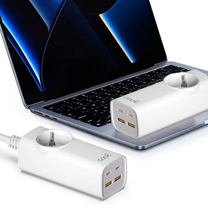 Carregador universal multiportas COOL 65 W (5 portas de alimentação) branco