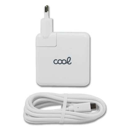 Carregador universal vermelho COOL para Apple MacBook 12 / Air 13 / Pro 13 / iPad 12.9 (67 W USB-C)