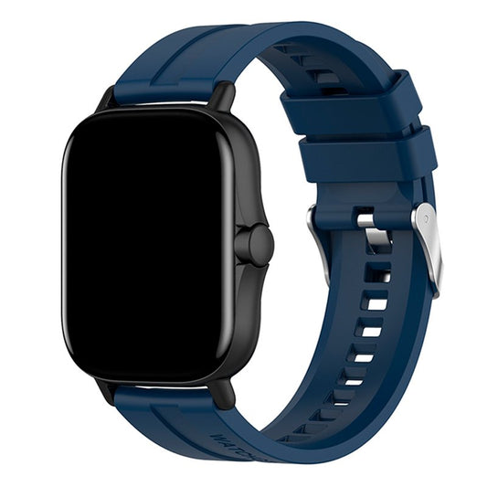 Pulseira Universal 20mm Amazfit Bip / GTS / Bip Lite / Huawei / Samsung / COOL Borracha Azul Marinho