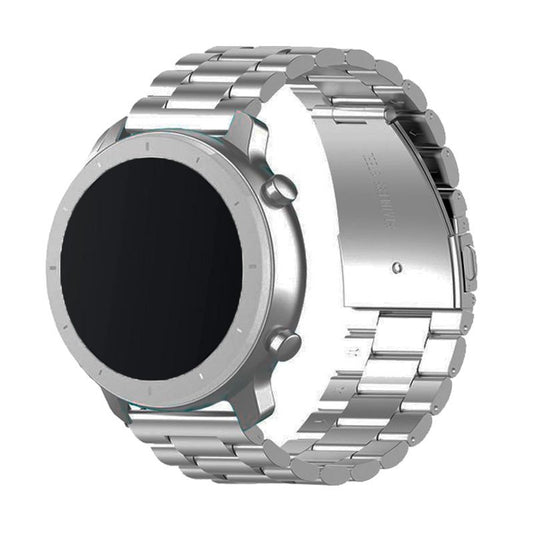 Pulseira Universal 22mm Amazfit GTR / Stratos / Huawei / Samsung / COOL Metal Prata