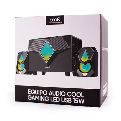 Equipamento áudio para PC COOL Gaming LED USB 15W
