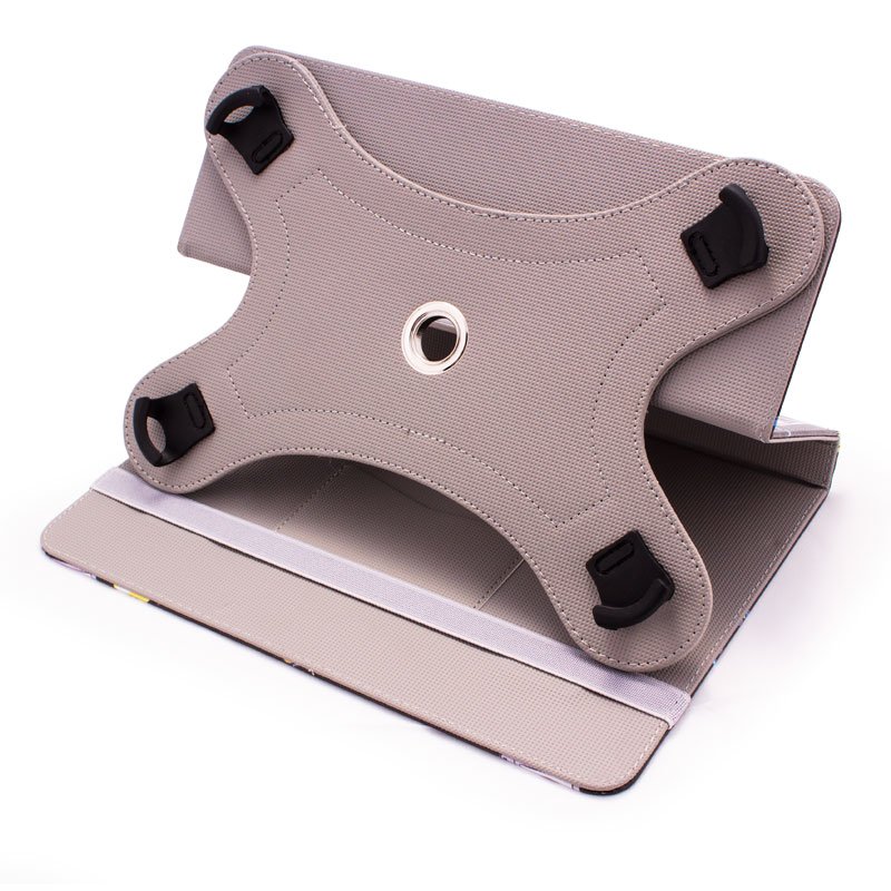 Capa para tablet Cool Ebook em pele sintética universal de 9,7 a 11 polegadas, preta (quadrada)