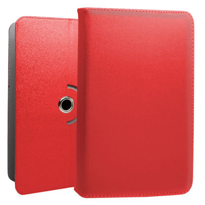 Capa para tablet Cool Ebook em pele sintética universal de 9,7 a 11 polegadas vermelha (quadrada)