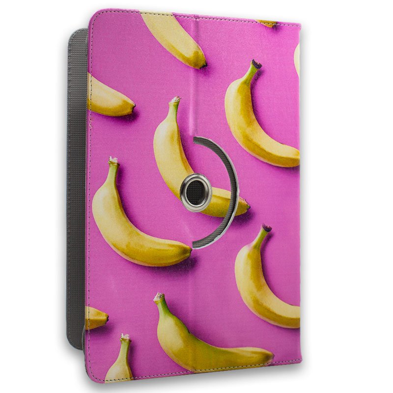 Capa universal para tablet e-book COOL de 9,7 a 11 polegadas com desenhos de banana (quadrada)