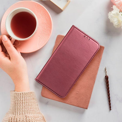 Funda COOL Flip Cover para Oppo A5 4G / A5 5G Liso Burgundy