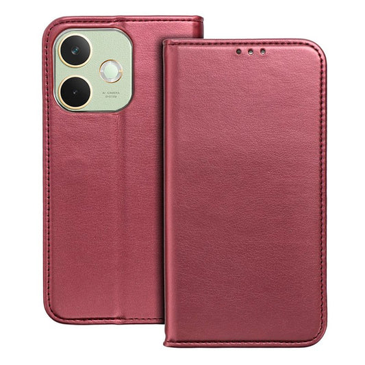 Funda COOL Flip Cover para Oppo A5 Pro / A5 Pro 5G Liso Burgundy