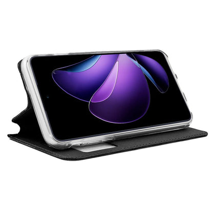 Funda COOL Flip Cover para Oppo Reno 13 F 5G / 13 FS 5G Liso Negro