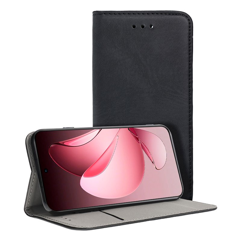 Funda COOL Flip Cover para Oppo Reno 13 Pro 5G Liso Negro