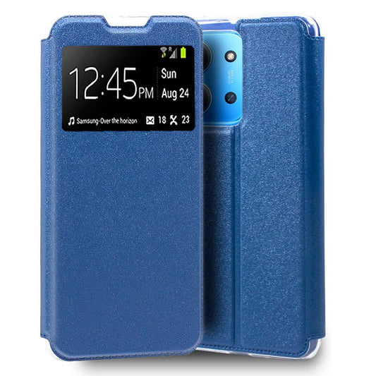 Funda COOL Flip Cover para Xiaomi Redmi 15C Liso Azul