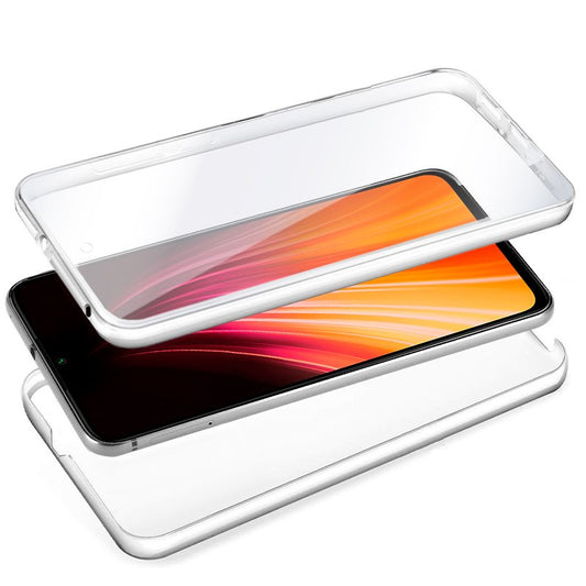 Incrível capa de silicone 3D para Xiaomi Redmi Note 8 / Note 8 (2021) (frente e verso transparentes)