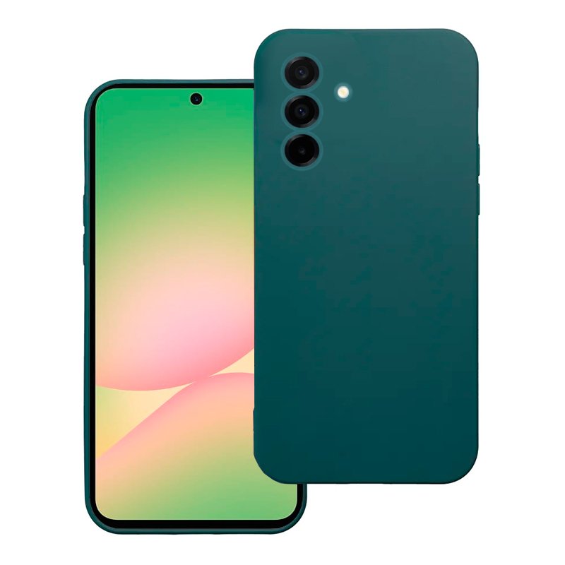 Capa de silicone COOL para Samsung A566 Galaxy A56 5G (Verde)