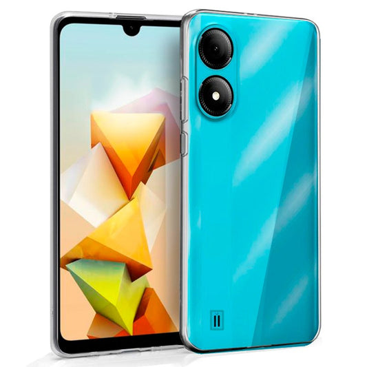 Funda COOL Silicona para ZTE Blade A33s (Transparente)