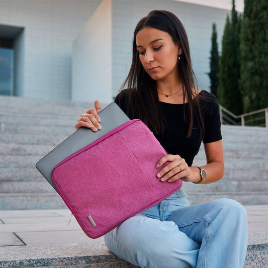 Capa para portátil/tablet de 13 a 15 polegadas Cool Versus rosa