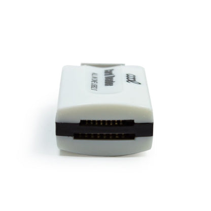 Leitor de cartões de memória USB universal COOL (tudo em um) branco
