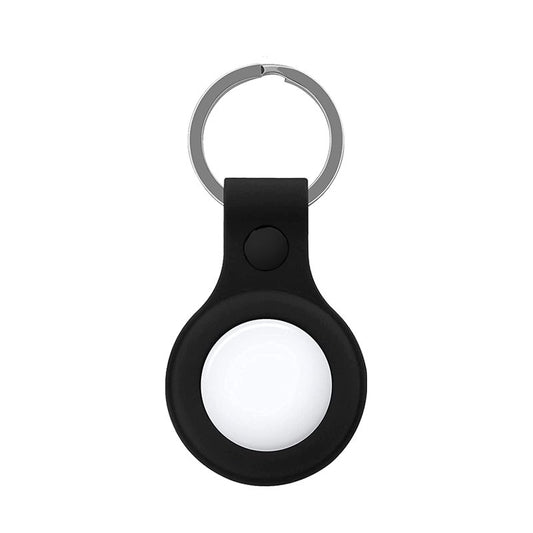 Llavero Protector COOL Compatible con AirTag Silicona Negro