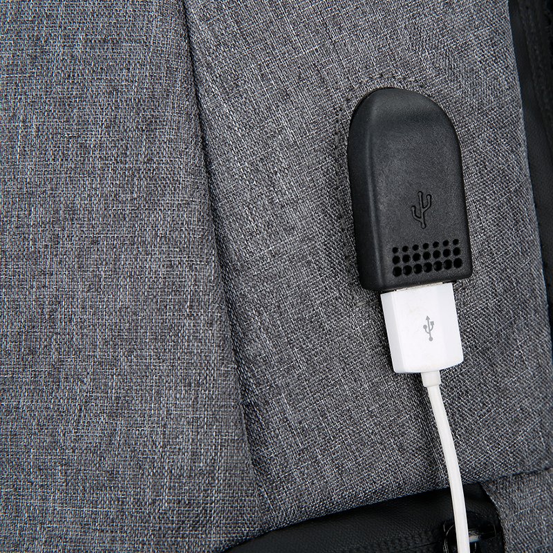 Mochila Cool Report para portátil de 15-16 polegadas preta e cinzenta