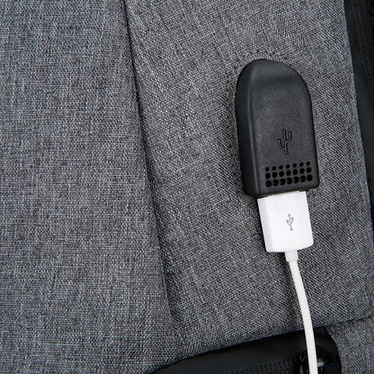 Mochila Cool Report para portátil de 15-16 polegadas preta e cinzenta