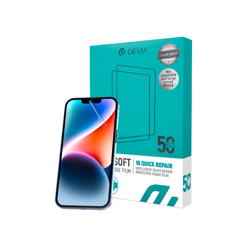 Protetor de Hidrogel Devia Quick Repair (Embalagem de 50 unidades)