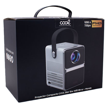 Proyector Compacto 2500 Lúmenes COOL Star Altavoz Integrado 10W + HDMI / USB + Wifi Mirror
