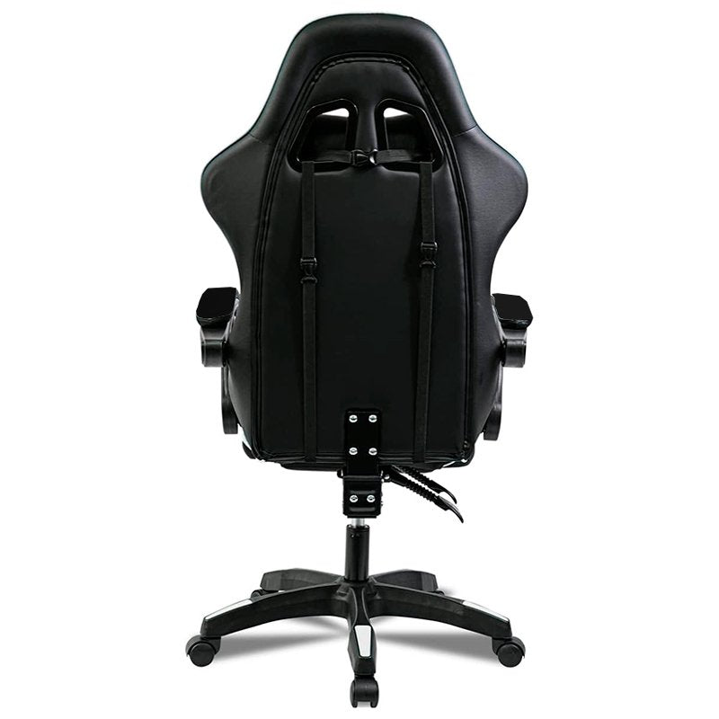 Cadeira Gamer Premium COOL Rest Preta e Branca (Apoio para os Pés)