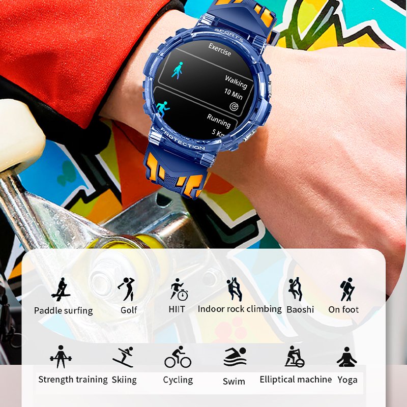 Smartwatch COOL Clever Silicona Negro (Llamadas, Salud, Deporte)