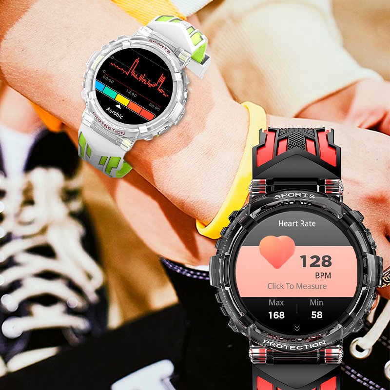 Smartwatch COOL Clever Silicona Rosa (Llamadas, Salud, Deporte)