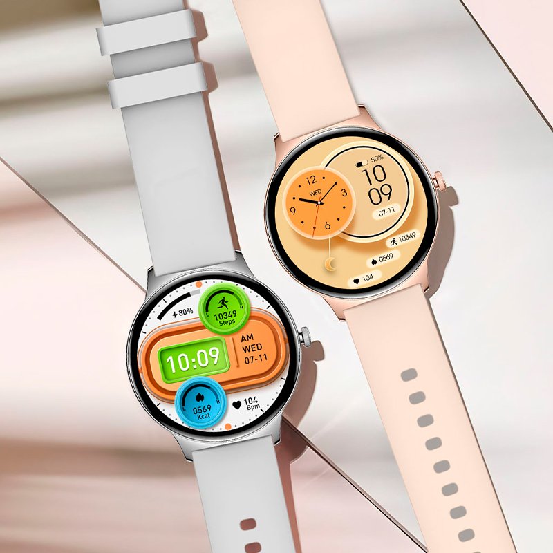 Smartwatch COOL Ultrafino + 2 Braceletes (Amoled, Liga, Ultrafino) Cinza