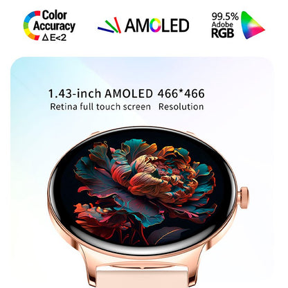 Smartwatch COOL Ultrathin + 2 Correas (Amoled, Llamadas, Ultrafino) Gris