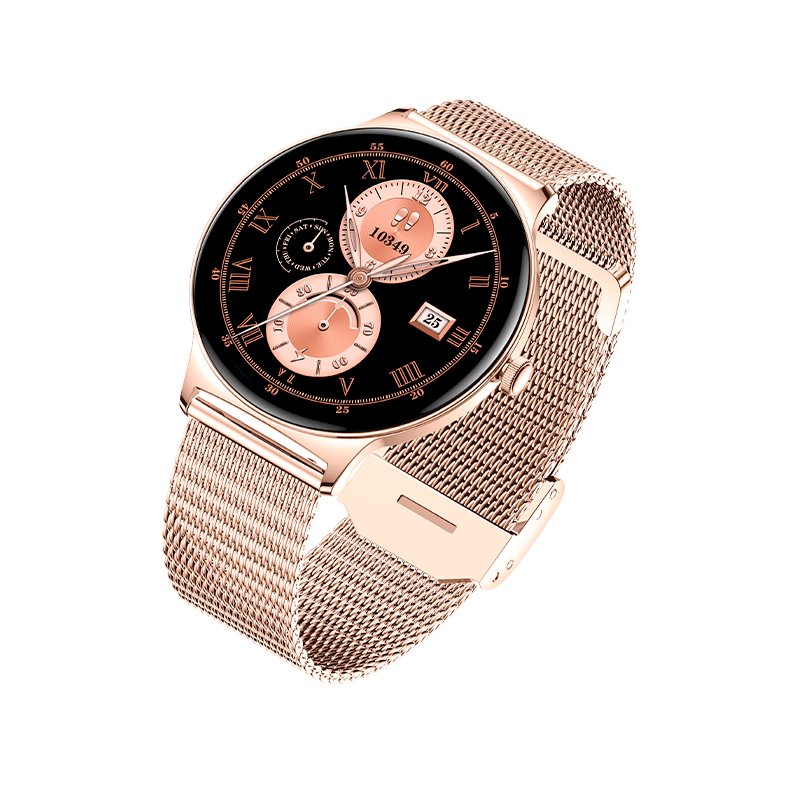 Smartwatch COOL Ultrafino + 2 Braceletes (Amoled, Liga, Ultrafina) Rosa