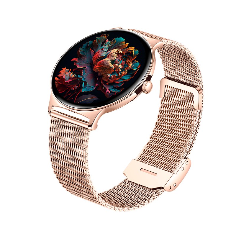 Smartwatch COOL Ultrafino + 2 Braceletes (Amoled, Liga, Ultrafina) Rosa