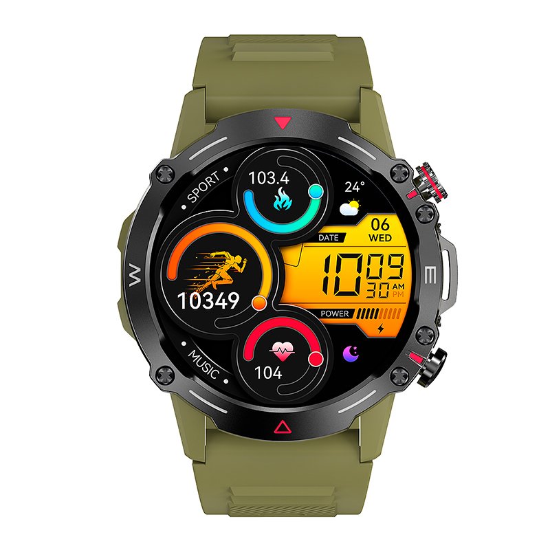Smartwatch Tela Amoled COOL Adventure Verde Silicone (Chamadas, Saúde...)