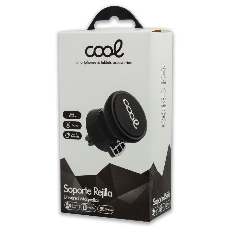Suporte universal para automóvel COOL circular magnético para telemóvel