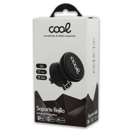 Suporte universal para automóvel COOL circular magnético para telemóvel