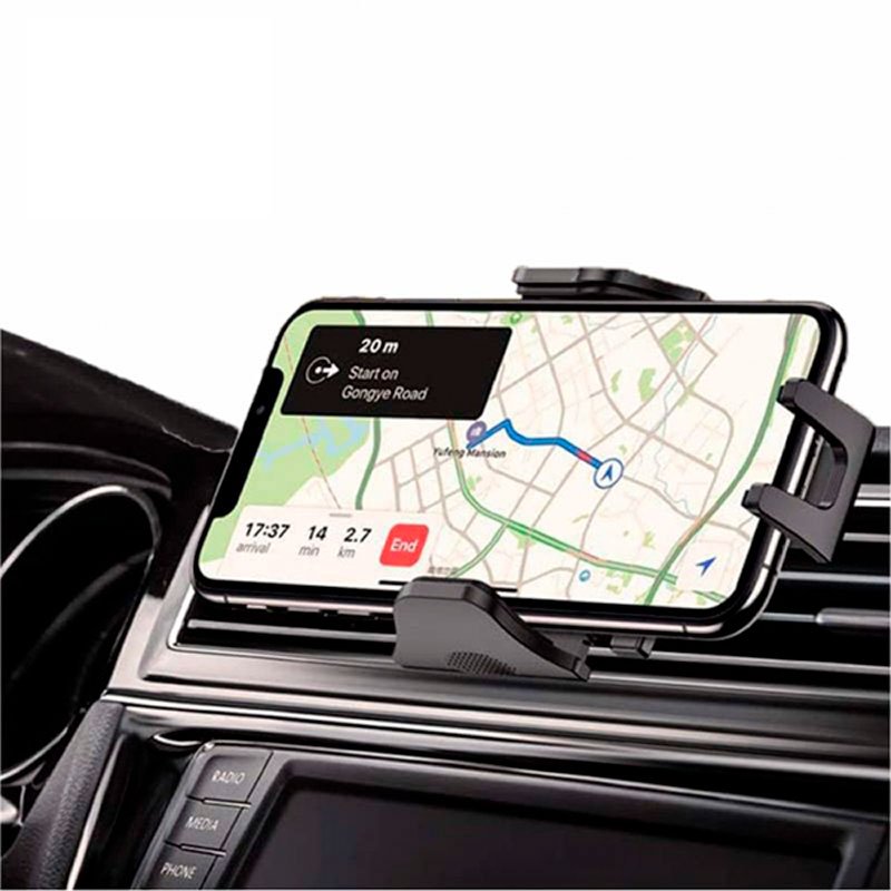 Suporte Universal para Carro Carbono COOL Preto