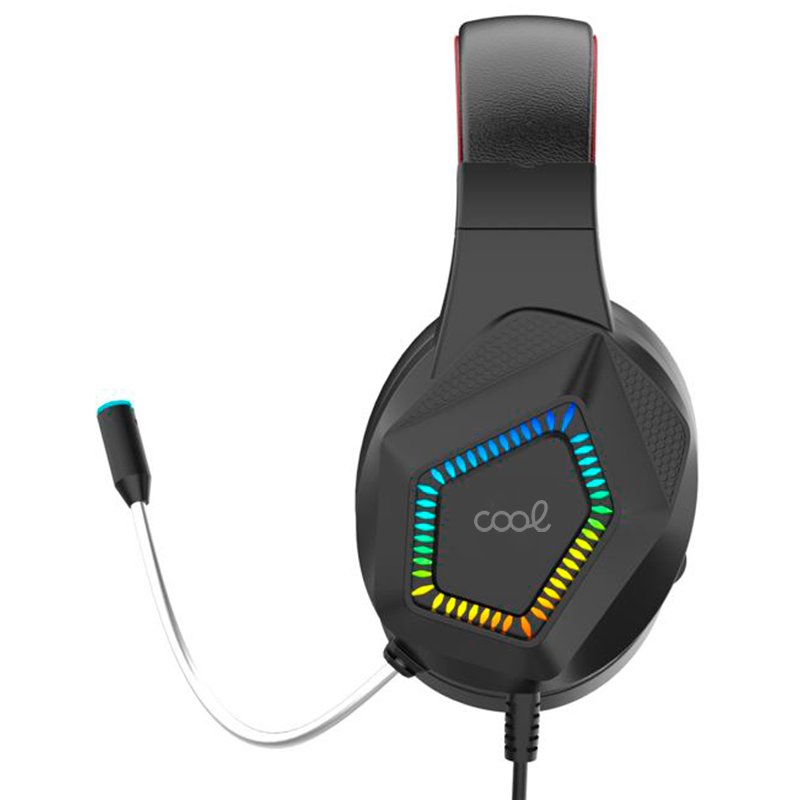 Pacote de teclado gamer USB Cool Town em espanhol + auscultadores + rato + tapete de rato
