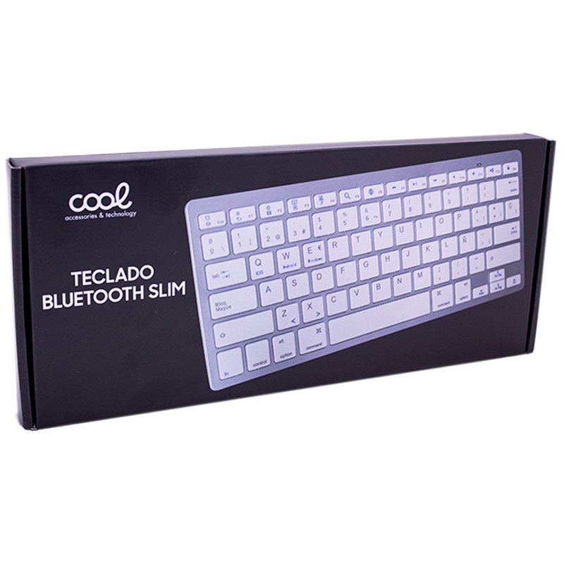 Teclado Bluetooth Slim COOL Branco (Espanhol)