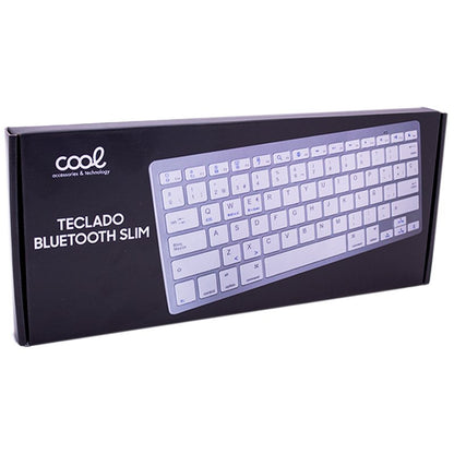 Teclado Bluetooth Slim COOL Branco (Espanhol)